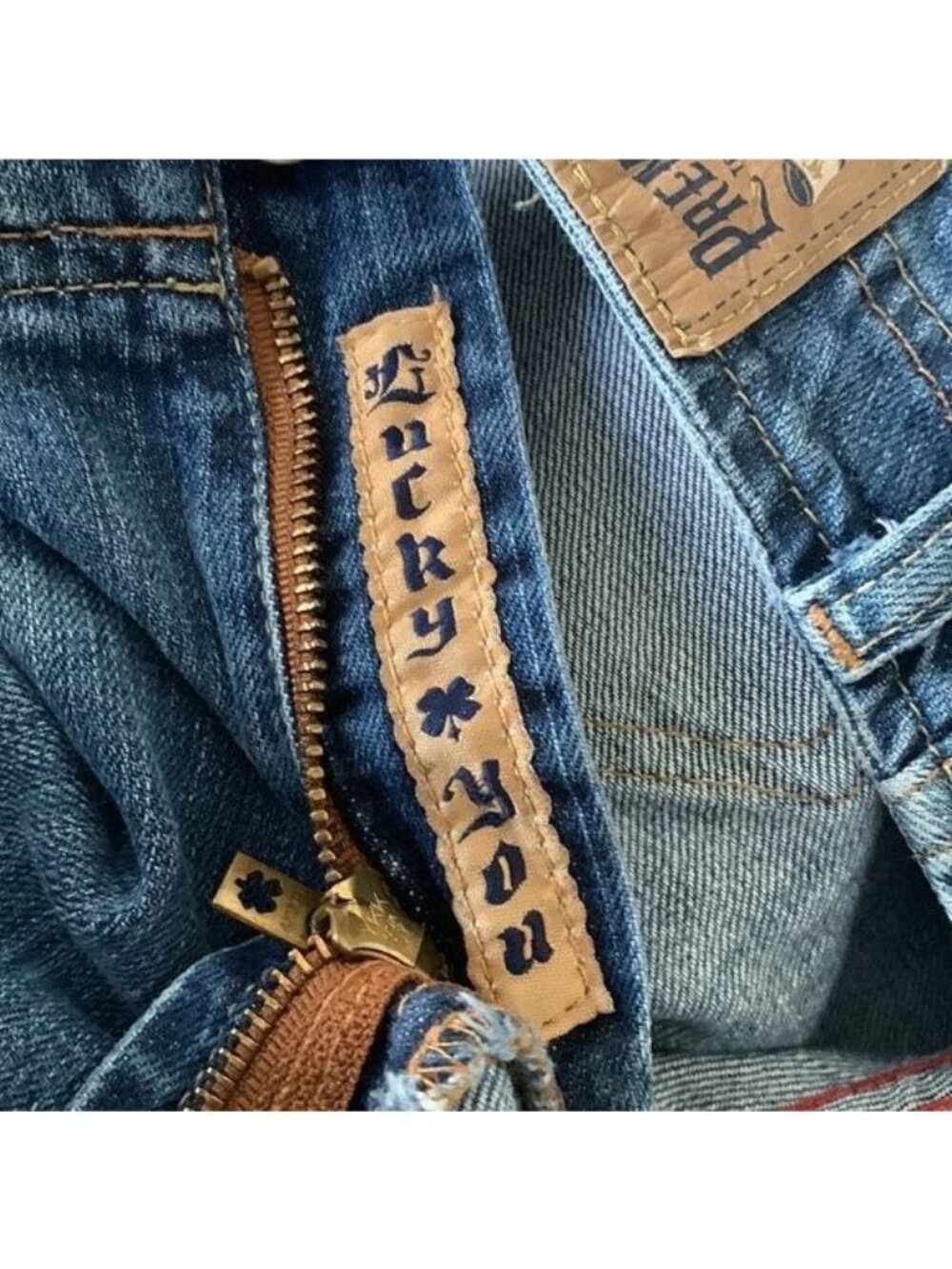 Lucky Brand Womens Size 6 / 28 Bootcut Wonder Jeans American Made Blue Denim - Picture 3 of 14